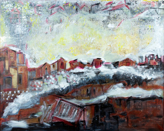 Village and the Snowm