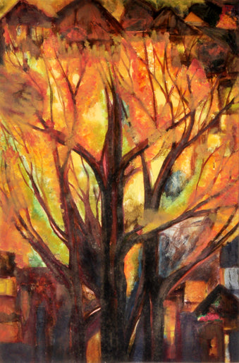 Village in Flame
